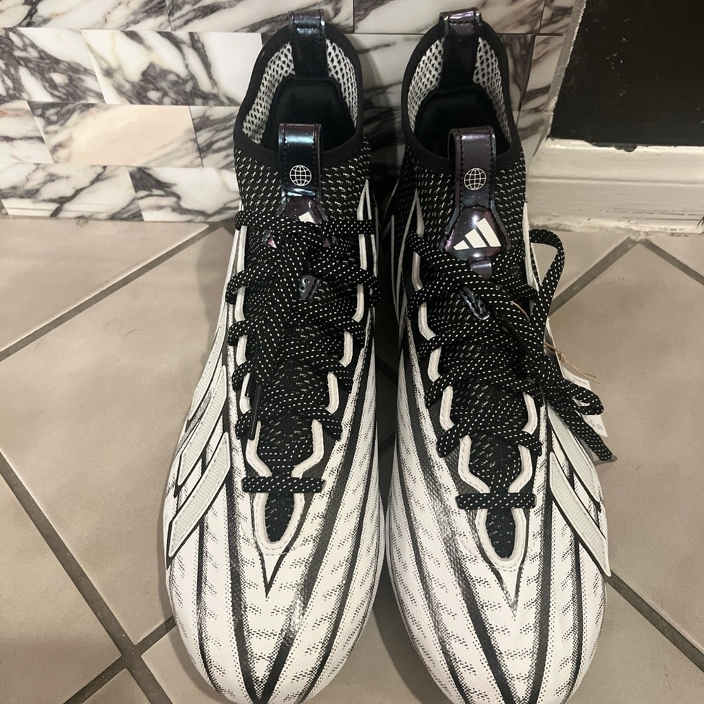 NEW Adidas SM Freak 23 High RFS Football Cleats Black White Mens IE2720 Size 12